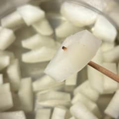 柔らかくなった大根